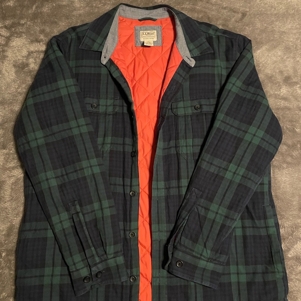 LL Bean Primaloft Shirt Jacket